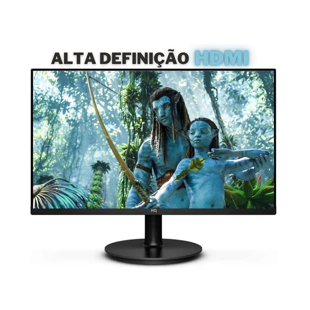 Monitor Hq 24 Polegadas, LED, Full HD, 75hz, Widescreen, HDMI, Vesa, Preto - 24hq-led Monitor Hq 24 Polegadas, LED, Full HD, 75hz, Widescreen, HDMI, Vesa, Preto - 24hq-led