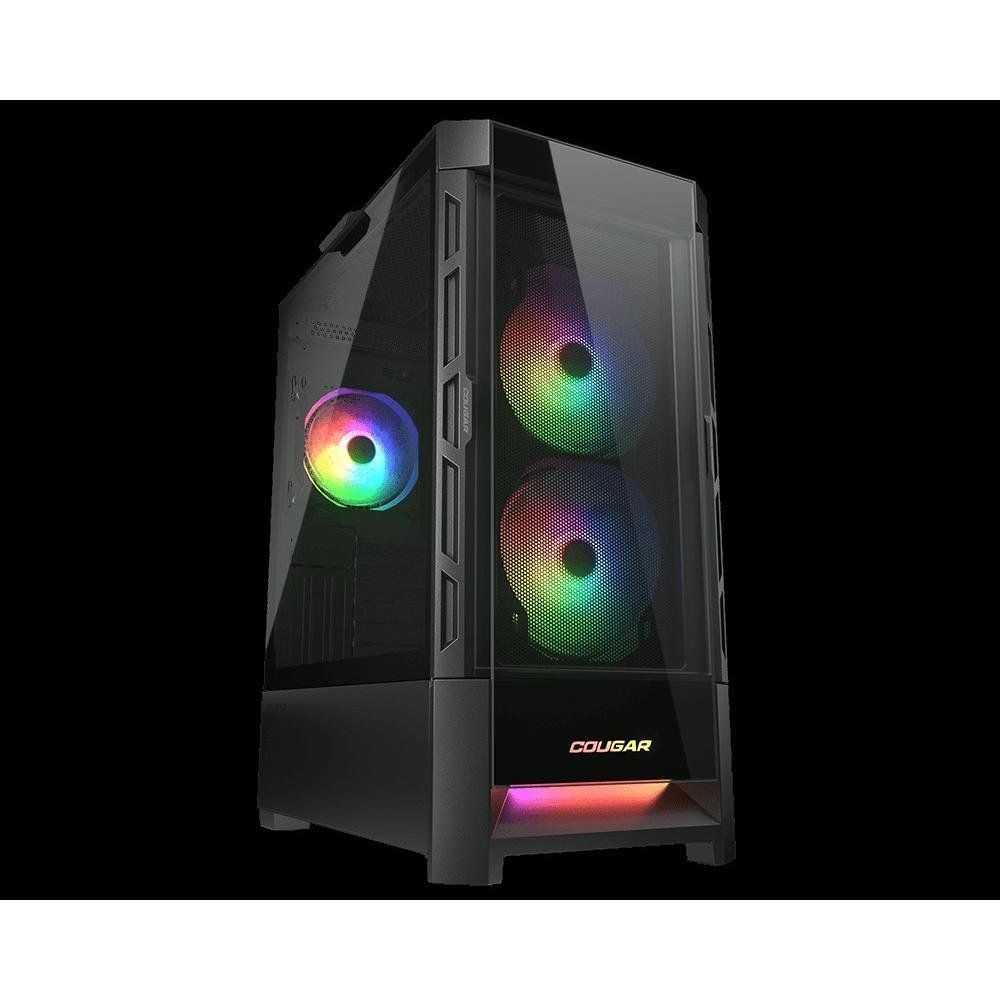 Gabinete Gamer Cougar Duoface RGB, Mid Tower, Vidro Temperado, Preto - 385zd10.0001 Gabinete Gamer Cougar Duoface RGB, Mid Tower, Vidro Temperado, Preto - 385zd10.0001