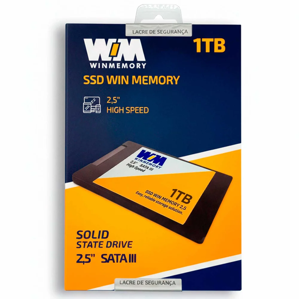 SSD Winmemory 1tb, Sata3 2.5 7mm - Swr001t SSD Winmemory 1tb, Sata3 2.5 7mm - Swr001t
