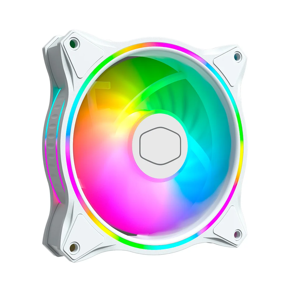 Kit Cooler P/ Gabinete Cooler Master Masterfan Mf120 Halo 3 Em 1 Argb 120mm Branco - Mfl-b2dw-183pa. Kit Cooler P/ Gabinete Cooler Master Masterfan Mf120 Halo 3 Em 1 Argb 120mm Branco - Mfl-b2dw-183pa.