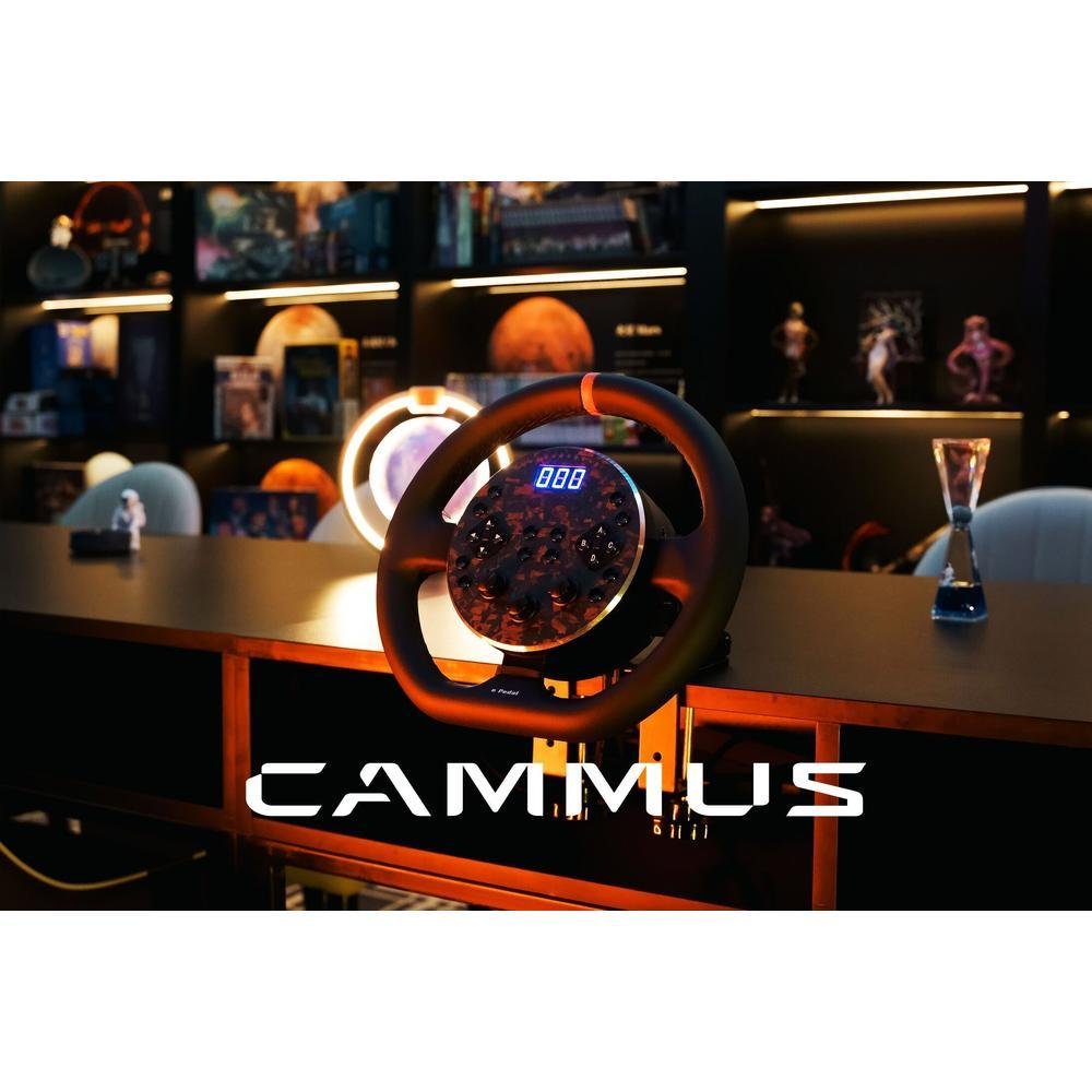 Volante Pc Cammus 5nm 2in1 Set C5 Base Volante E Pedal Cp5 Volante Pc Cammus 5nm 2in1 Set C5 Base Volante E Pedal Cp5