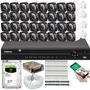 Kit 32 Câmeras Full HD, 1080p + DVR 32 Ch Mhdx 1232 Intelbras + HD 3TB