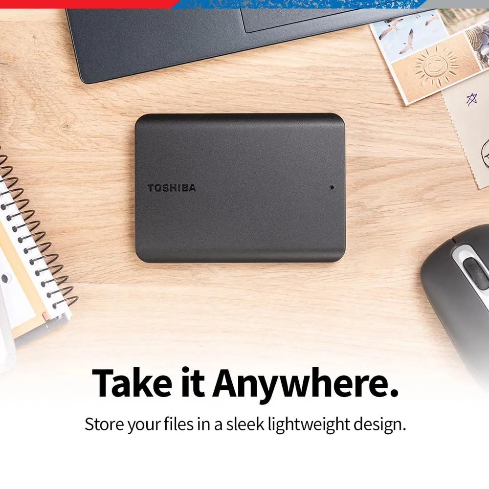 HD Externo Toshiba Canvio Basics 4TB USB 30 KaBuM