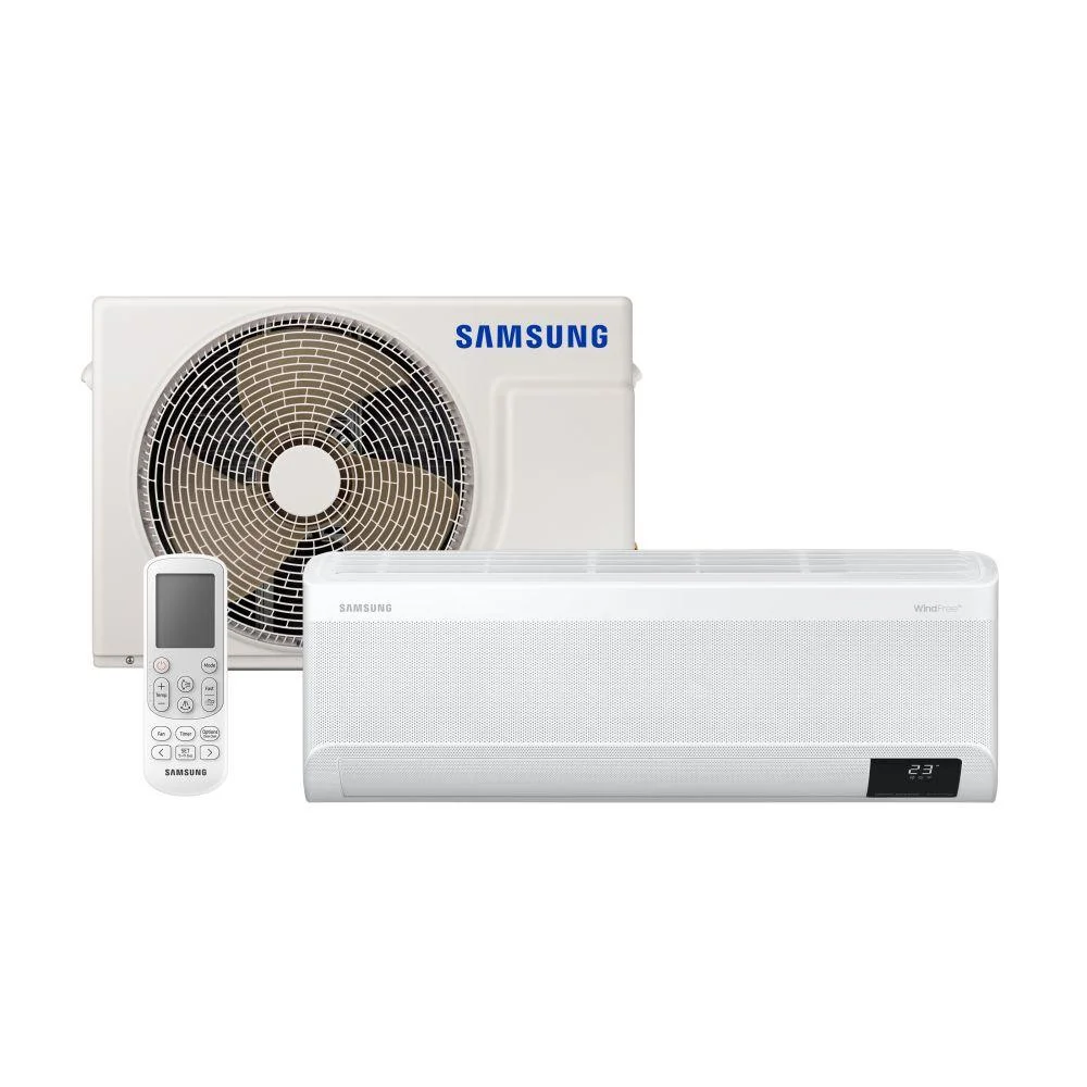 Ar-condicionado Split Inverter Samsung Windfree Connect, 12000 BTUs, 220V, Frio - Ar12cvfamwkna / Ar12cvfamwkxaz Ar-condicionado Split Inverter Samsung Windfree Connect, 12000 BTUs, 220V, Frio - Ar12cvfamwkna / Ar12cvfamwkxaz