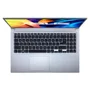 Notebook ASUS Vivobook X1502ZA-EJ1764 Intel Core i3 1220P 3,3GHz 4Gb Ram 256Gb SSD Linux KeepOS 15,6” Led Fhd Intel UHD Graphics Prata Metálico