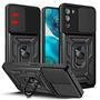 Capa Para Motorola Moto G200, Protetora Resistente, Anti Impacto Queda, Armadura Militar, preto