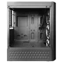Gabinete Gamer Titan, Preto, Mid Tower, Vidro Temperado, RGB, Com 3 Fans