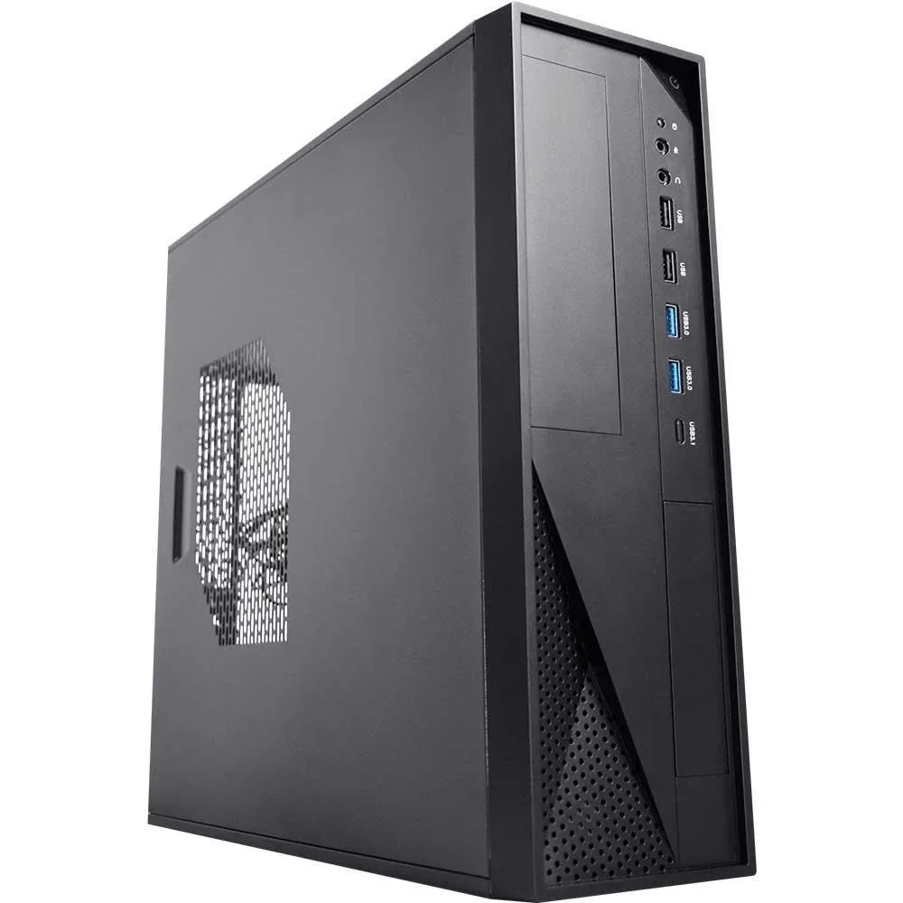 Gabinete Slim Kmex Gm-01td, Micro Atx, Preto, Com Fonte - Tfx-300 Gabinete Slim Kmex Gm-01td, Micro Atx, Preto, Com Fonte - Tfx-300