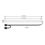 Barra de Led Coolmoon, Argb, 5v, 3 Pinos, Redonda, 300mm, Decoração Gabinete, Coolmoon