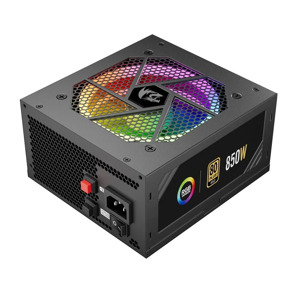Fonte Redragon Atx 850w, 80 Plus Gold, Rgb, Pfc Ativo, Full Modular, Preto Fonte Redragon Atx 850w, 80 Plus Gold, Rgb, Pfc Ativo, Full Modular, Preto