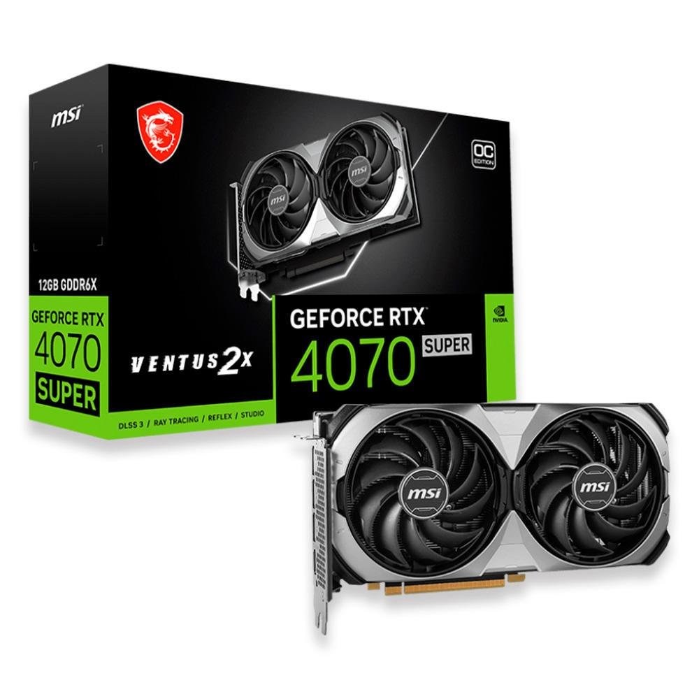 L*e様 GeForce RTX 4070 12GB DUAL (GDDR6) Placa De Vídeo Rtx 4070 12GB Super KaBuM