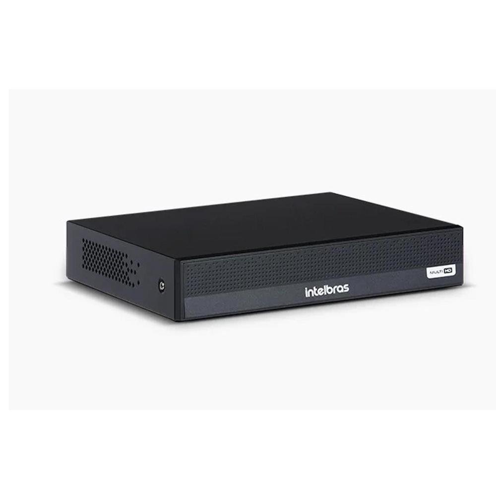Kit Cftv 4 Câmeras Intelbras 1220 Full Color 1080p Colorido Noite + DVR 8 Canais Mhdx 3008c, Sem HD