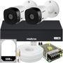Kit Intelbras, 2 Câmeras VHL 1220 FULL HD, 20m + DVR 1004-c, 4 Canais, HD 500GB