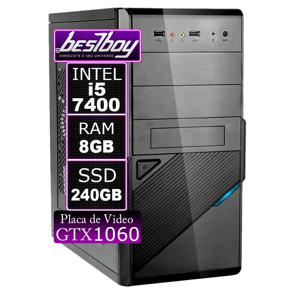 Intel Core i5-7400 CPU & GTX 1060 本体 Computador Bestpc I57400 KaBuM