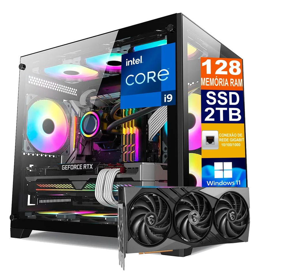 PC Gamer Intel I9 14900kf KaBuM