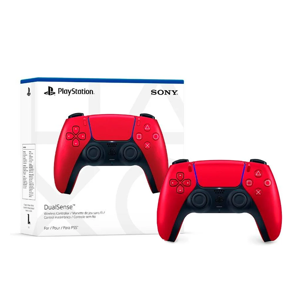 Controle Sony Ps5 Dualsense, Sem Fio, Volcanic Red Controle Sony Ps5 Dualsense, Sem Fio, Volcanic Red