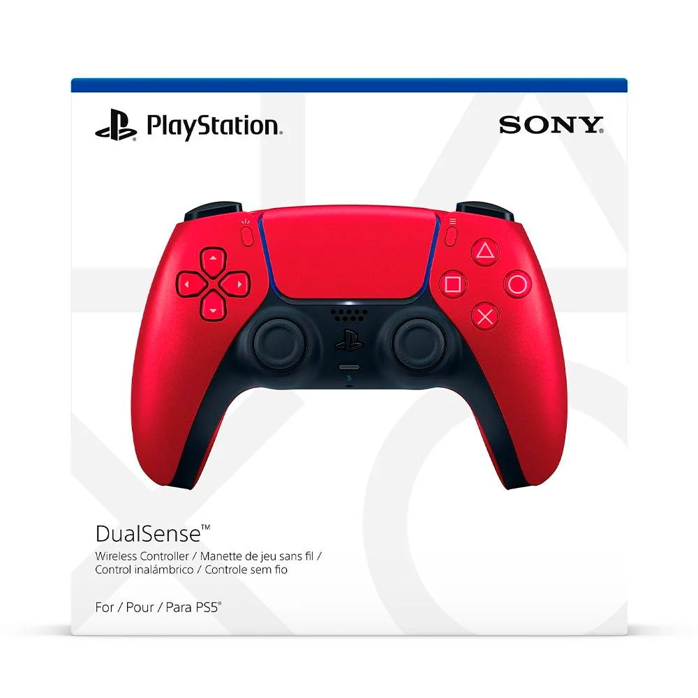 Controle Sony Ps5 Dualsense, Sem Fio, Volcanic Red Controle Sony Ps5 Dualsense, Sem Fio, Volcanic Red