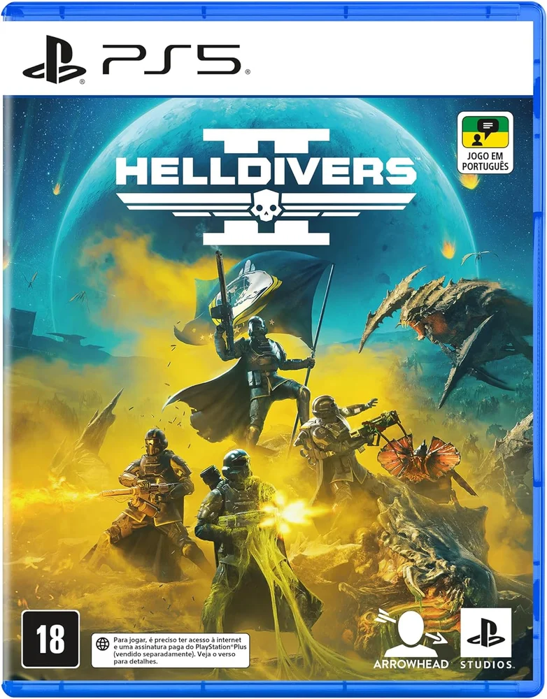 Jogo Helldivers 2 Playstation 5 Midia Fisica Original Jogo Helldivers 2 Playstation 5 Midia Fisica Original