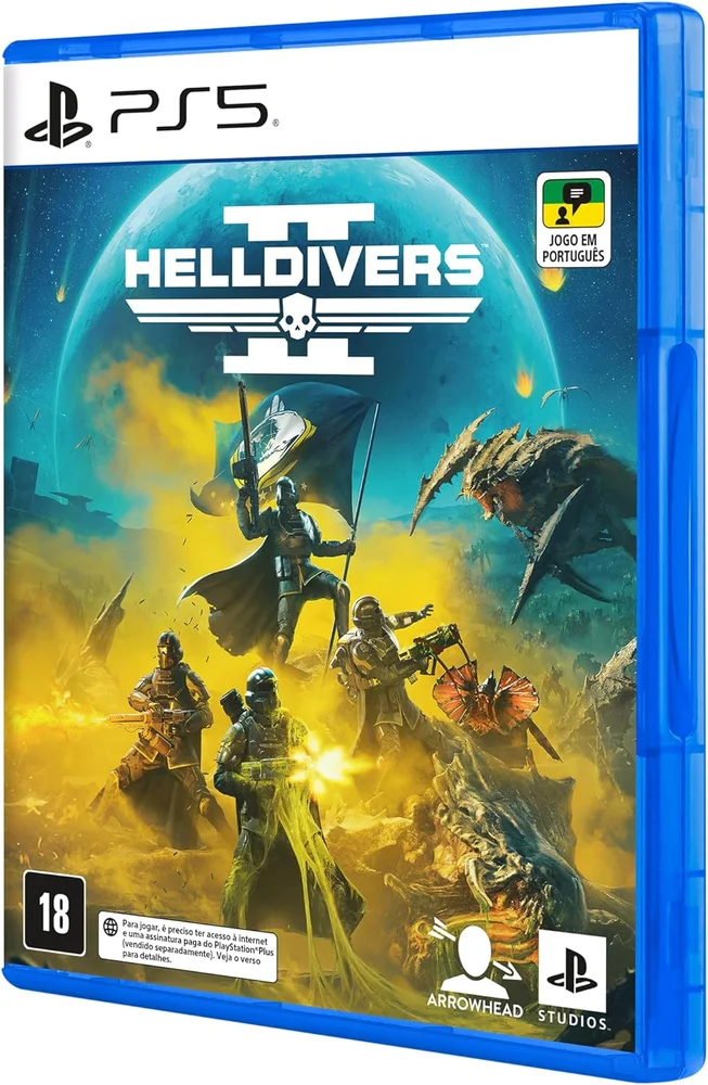 Jogo Helldivers 2 Playstation 5 Midia Fisica Original Jogo Helldivers 2 Playstation 5 Midia Fisica Original