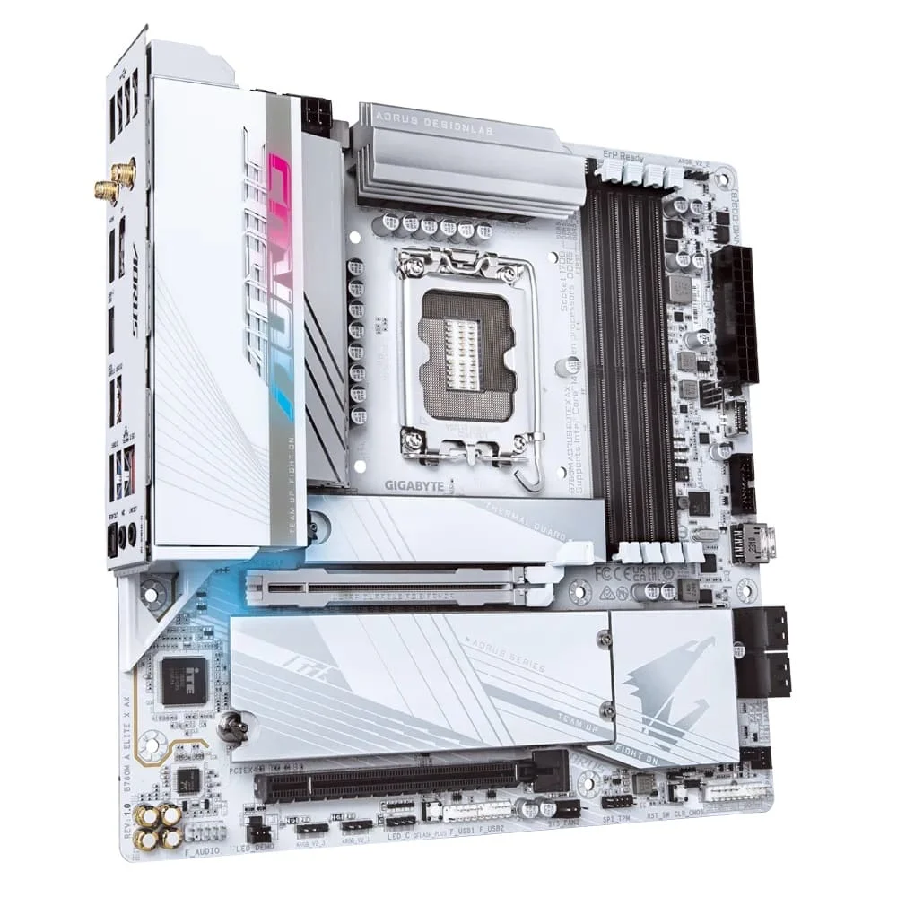 GIGABYTE B760M AORUS ELITE X AX 本体 Placa Me Gigabyte B760m Aorus Elite KaBuM