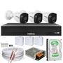 Kit 3 Cameras Full Color, Dvr Mhdx 4 Ch, Color Noite, 500GB