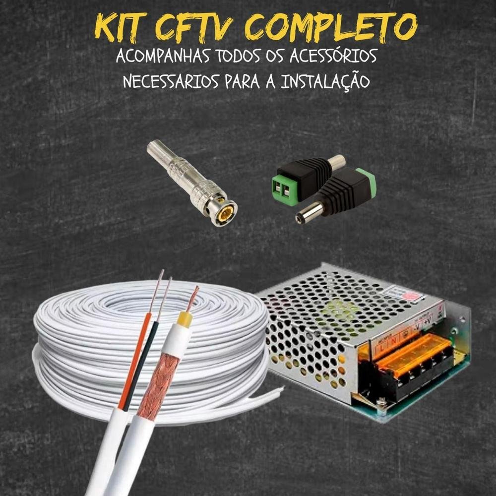 Kit 14 Cameras Intelbras, 1220, Full Color, Dvr Mhdx