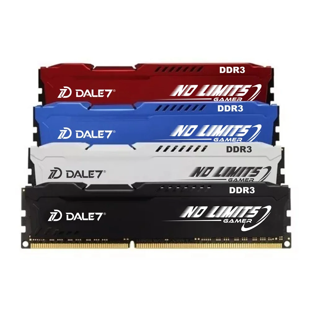 Memória Gamer Dale7 No Limits, 4GB, 1333Mhz, DDR3, Desktop, Vermelho Memória Gamer Dale7 No Limits, 4GB, 1333Mhz, DDR3, Desktop, Vermelho