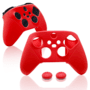 Capa De controle Dobe, Para Xbox Series S, X, Silicone, Grips, Vermelha