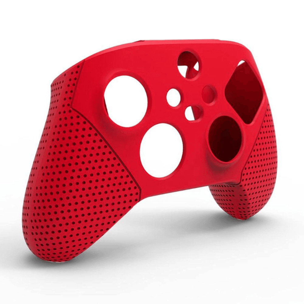 Capa De controle Dobe, Para Xbox Series S, X, Silicone, Grips, Vermelha