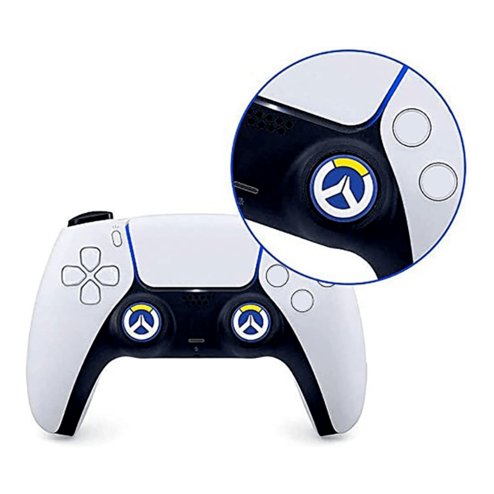 Thumb Grips Radalishop, Para Controle Analógico Overwatch, Playstation, Xbox, Silicone, 6 Unidades, Preto