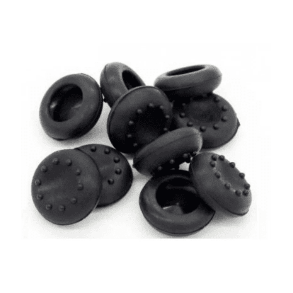 Grip Silicone 2 Capinhas Radalishop, Para Controle Analógico, Ps2, Ps3, Ps4, Ps5, Preto