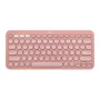 Teclado Logitech Pebble Keys 2 K380s, Sem Fio, Rose