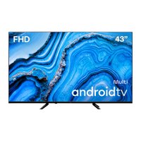 Smart Tv Dled Multi, 43 Polegadas, FULL HD, Android 11, HDMI, 2 USB - Tl066m
