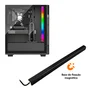 Barra de Led ARGB 5v 3 Pinos, Quadrada, 300mm, 18x18, Magnética, Decoração Gabinete