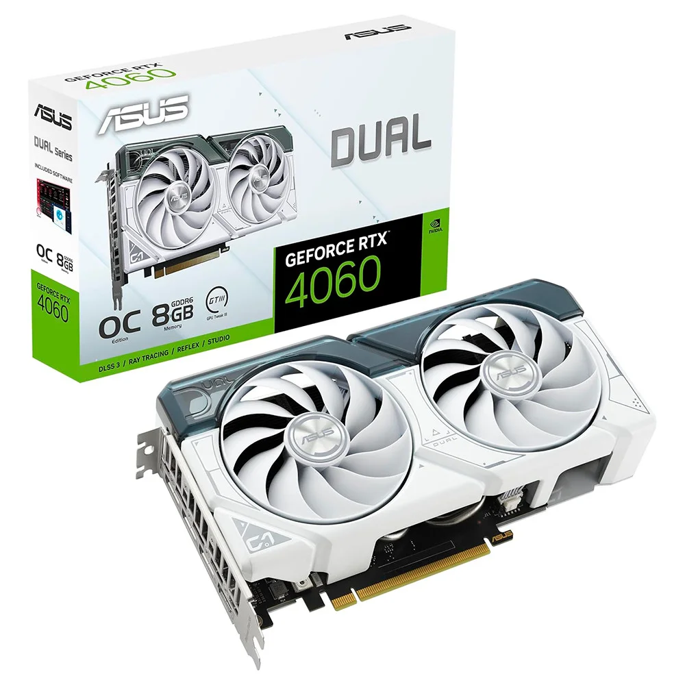 Placa De Vídeo RTX 4060 Asus Nvidia Dual Oc KaBuM