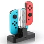 Carregador Base Suporte Controle Video Game Nintendo Switch - Preto