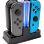 Carregador Base Suporte Controle Video Game Nintendo Switch - Preto