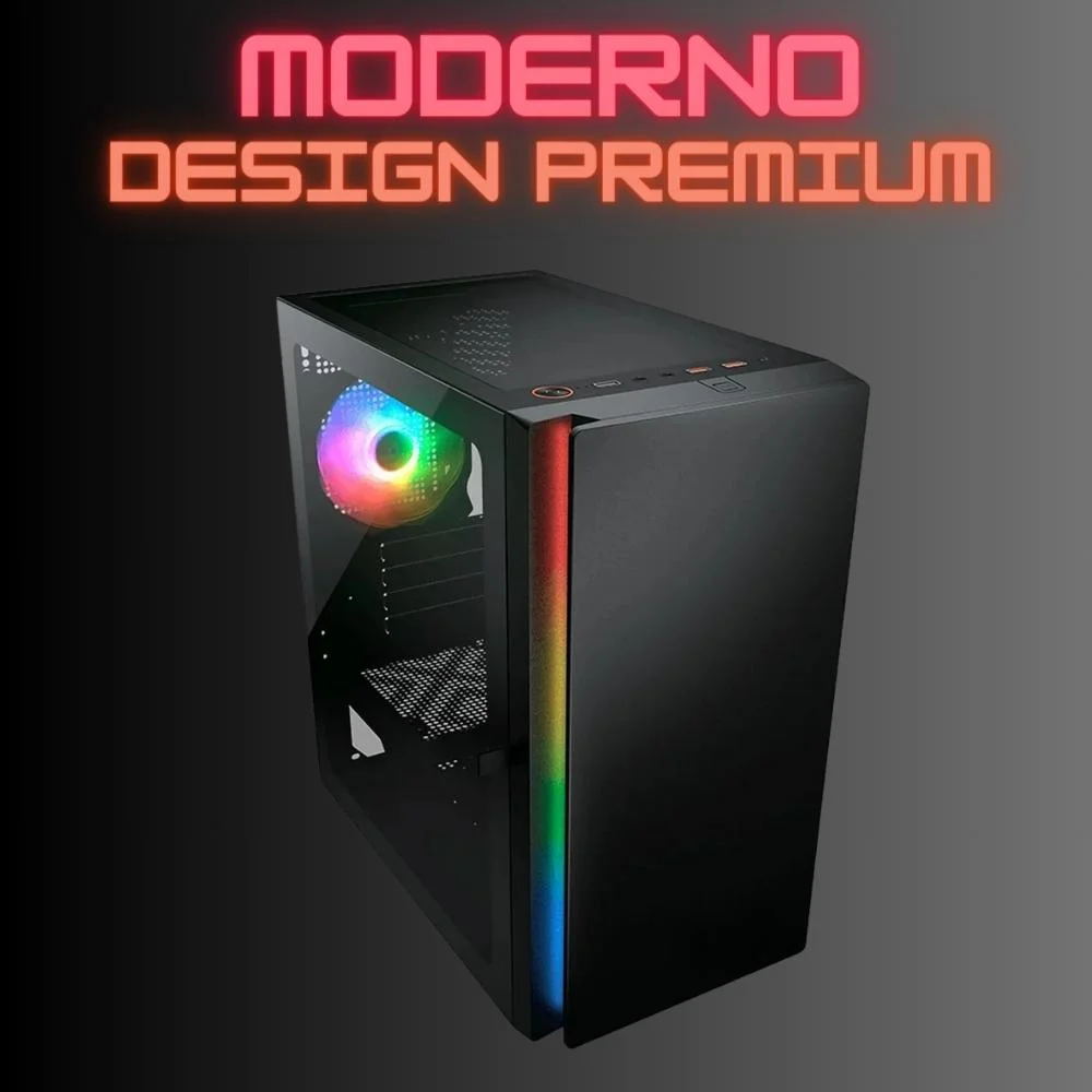 PC Gamer Balão.info RGB AMD Ryzen 5 4600G, Gráficos Radeon VEGA 7, 8GB DDR4, SSD 256GB, Fonte 500W SGX-0050A - view 3