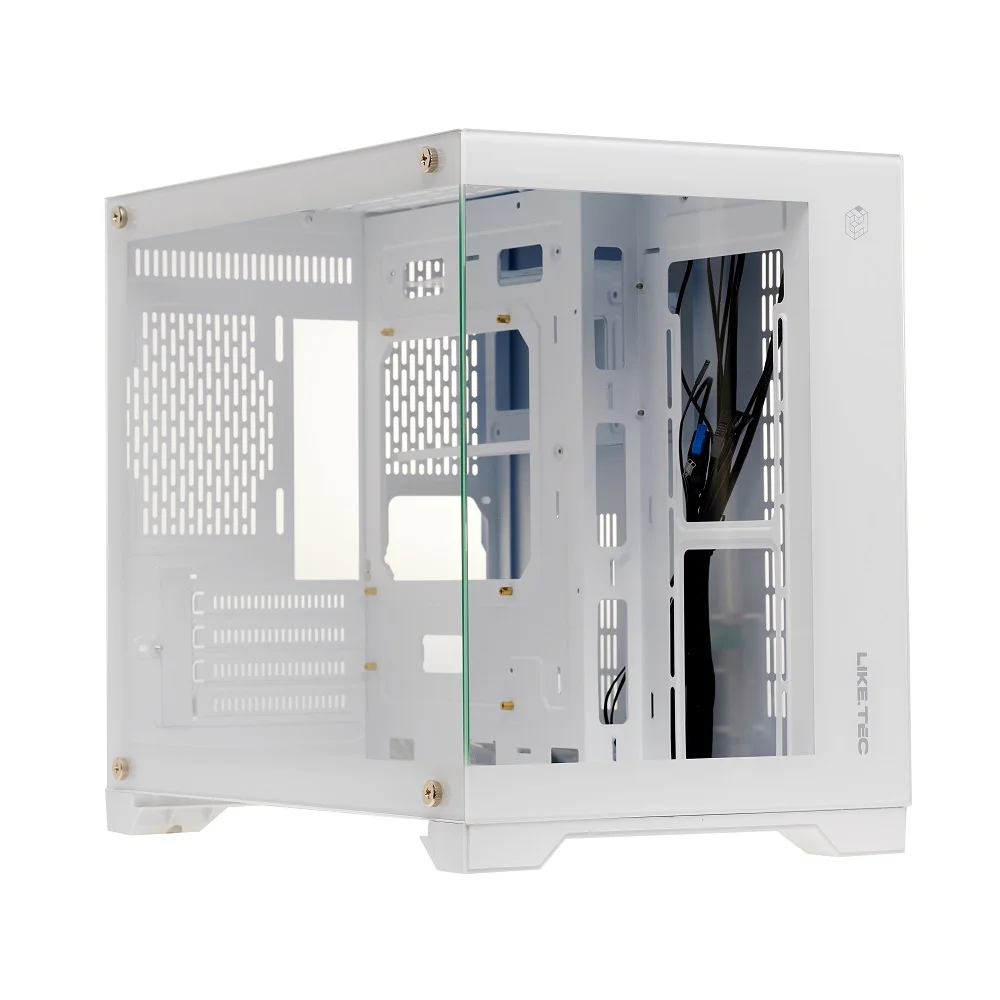 Gabinete Gamer Liketec Mini Tower, Sem Fan, Sem Fonte, Mad Rock Snow - Lc-cb3x2-madrock-2077 Gabinete Gamer Liketec Mini Tower, Sem Fan, Sem Fonte, Mad Rock Snow - Lc-cb3x2-madrock-2077