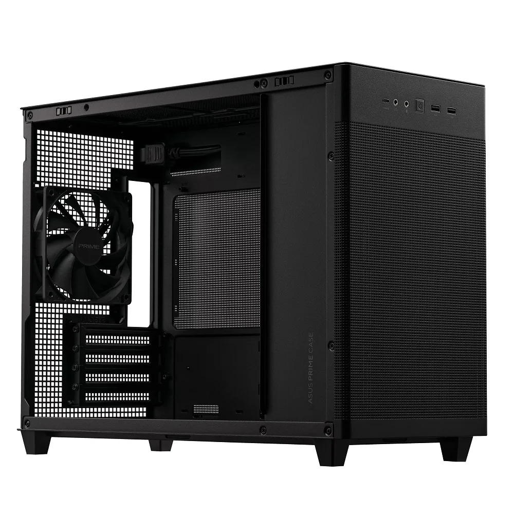 Gabinete Asus Ap201 Prime, Mid Tower, Preto - 90dc00g0-b30010 Gabinete Asus Ap201 Prime, Mid Tower, Preto - 90dc00g0-b30010