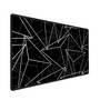Mouse Pad Gamer Speed Extra Grande Profissional 120x60  - Geométrico Preto E Branco