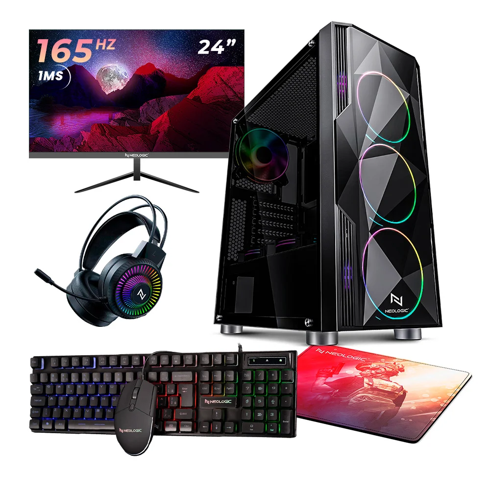 Kit Neologic Streamer Pc Amd Ryzen 7 16GB KaBuM
