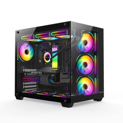 Gabinete Aquário Gamer Hyrax Mid Tower ATXKaBuM