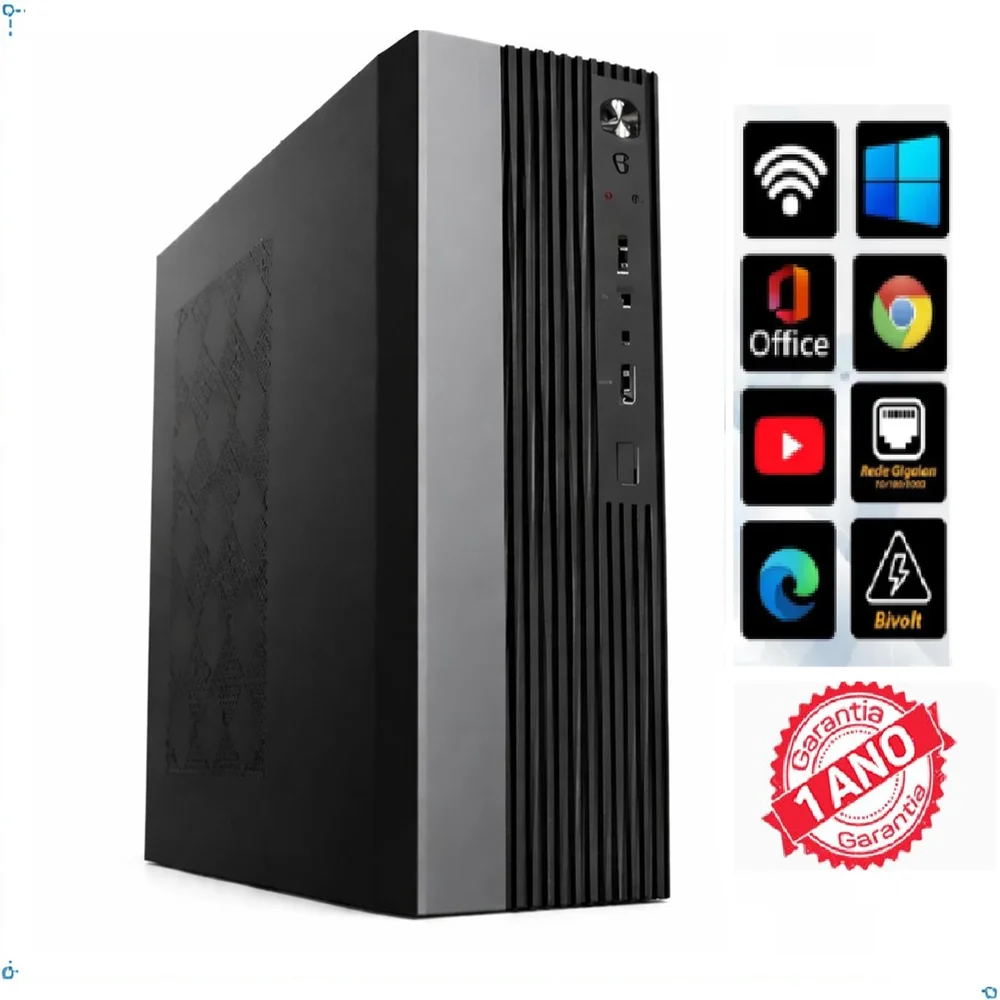 Mini PC Cpu Desktop Intel Core I5 4570, 8GB RAM, SSD 480GB, Windows 11 em Campinas - foto 3