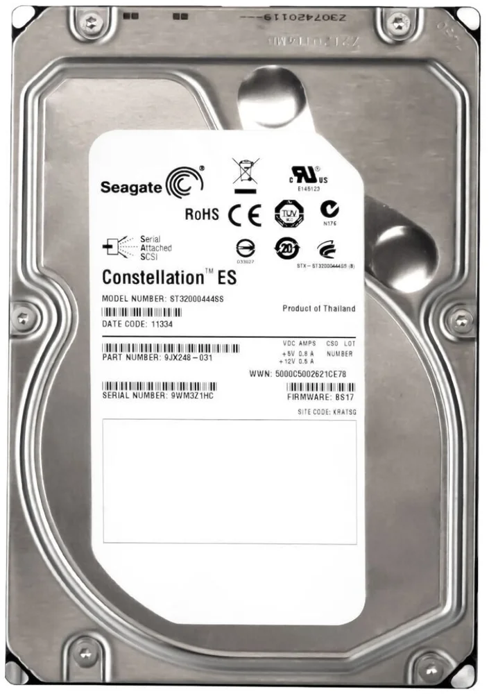 Seagate Constellation ES.3 2TB HDD 4台 KaBuM