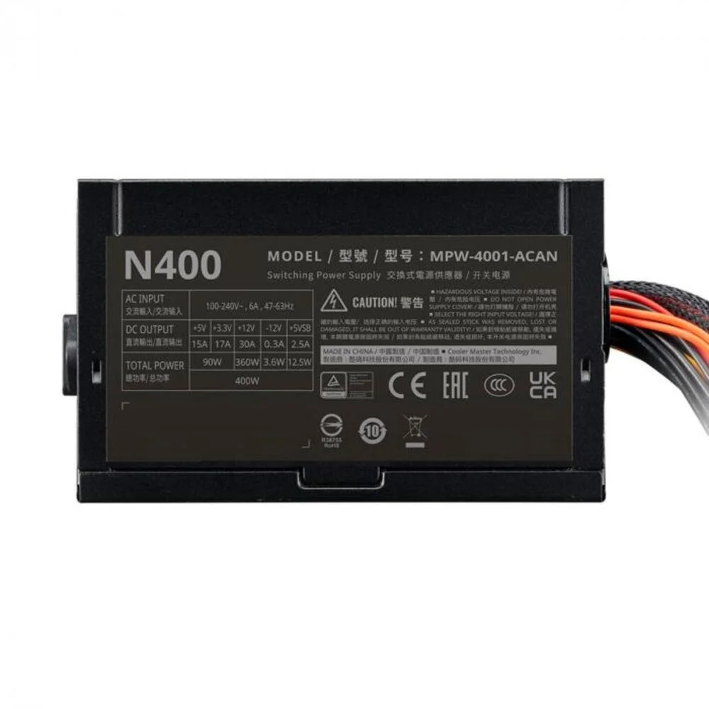 Fonte Cooler Master Elite Nex 400w - Mpw-4001-acan-bbr