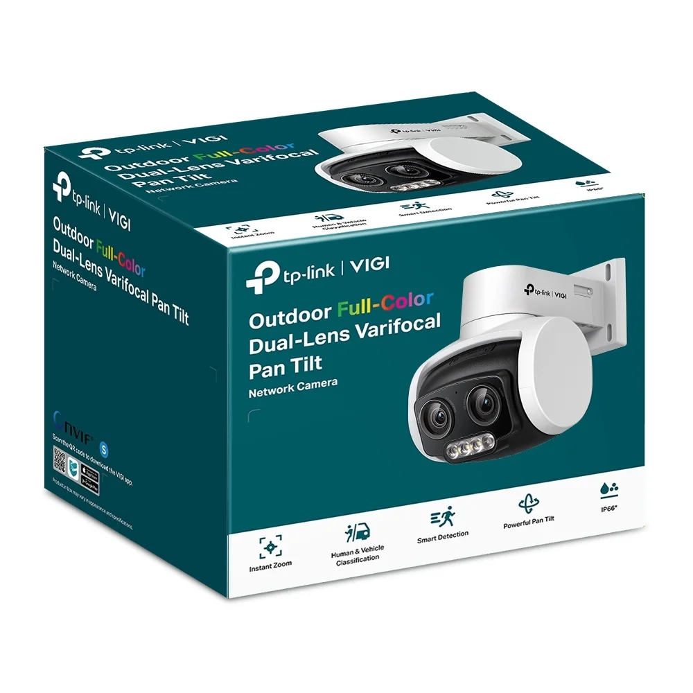 Câmera Tp-link Pan/til 4mp Full-color Lente Dupla Vigi C540v