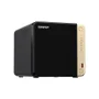 Storage Qnap Ts-464-8g Intel Celeron N5095 8GB Ram 2.5gbe Pcie Gen3 X2 HDMI 4 Baias Até 80tb