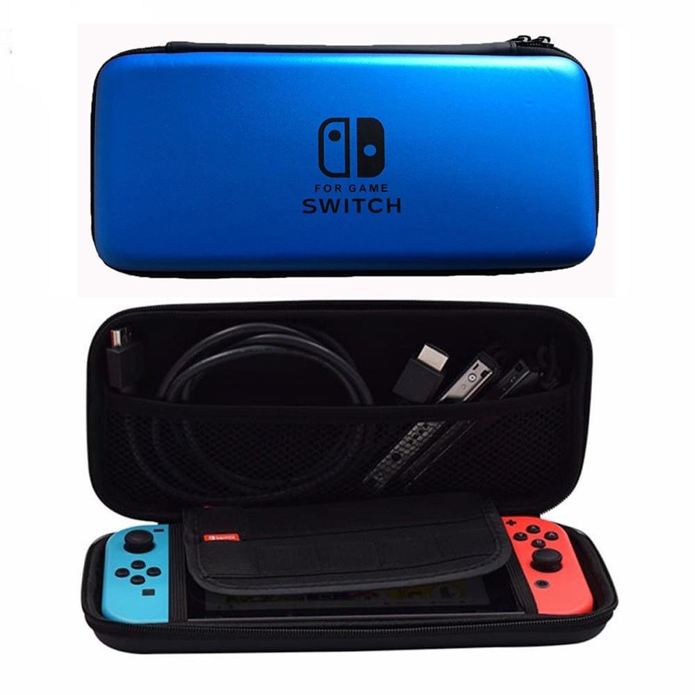 Capa Case Estojo Compatível Nintendo Switch Console + Pelicula Vidro Capa Case Estojo Compatível Nintendo Switch Console + Pelicula Vidro