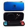 Capa Case Estojo Compatível Nintendo Switch Console + Pelicula Vidro
